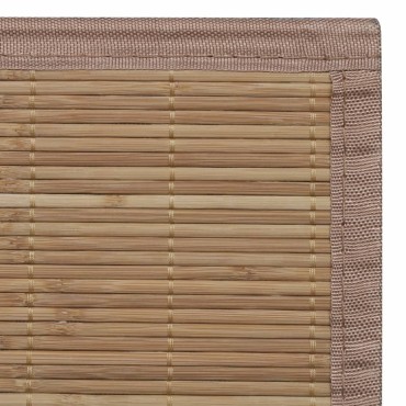 Χαλί Ορθογώνιο 80x200cm από Καφέ Μπαμπού