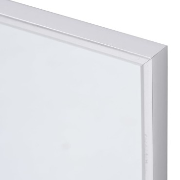 vidaXL Καθρέφτης Ασημί 100 x 60 εκ.