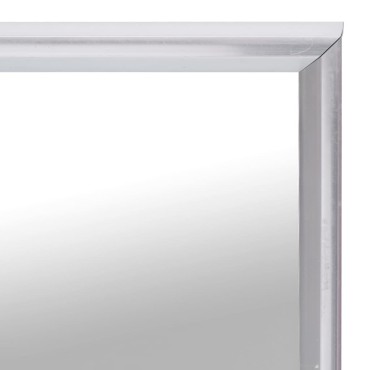 vidaXL Καθρέφτης Ασημί 100 x 60 εκ.