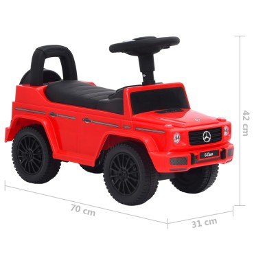 vidaXL Παιδικό Αυτοκίνητο Περπατούρα Mercedes-Benz G63 Κόκκινο