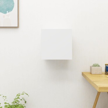vidaXL Έπιπλο Τηλεόρασης Κρεμαστό Λευκό 30,5x30x30cm