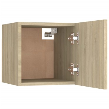 vidaXL Έπιπλα Τηλεόρασης Κρεμαστά 2 τεμ. Sonoma Δρυς 30,5x30x30εκ