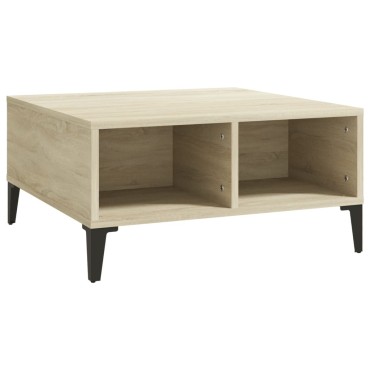 vidaXL Τραπεζάκι Σαλονιού Sonoma Δρυς 60x60x30cm Επεξεργασμένο Ξύλο 1 τεμ.