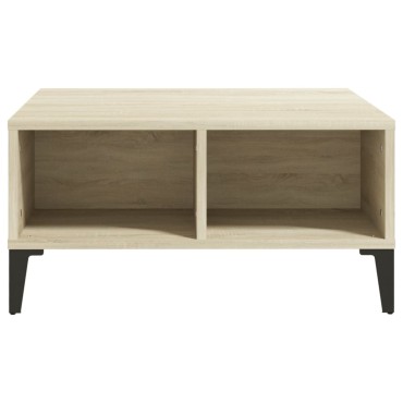 vidaXL Τραπεζάκι Σαλονιού Sonoma Δρυς 60x60x30cm Επεξεργασμένο Ξύλο 1 τεμ.