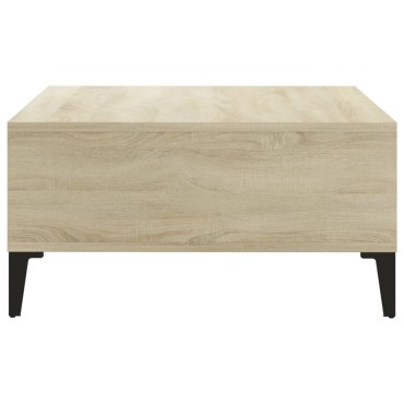 vidaXL Τραπεζάκι Σαλονιού Sonoma Δρυς 60x60x30cm Επεξεργασμένο Ξύλο 1 τεμ.