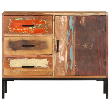 vidaXL Ντουλάπι με Συρτάρια 88x30x73cm από Μασίφ Ανακυλωμένο Ξύλο 1 τεμ.