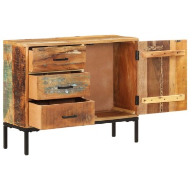 vidaXL Ντουλάπι με Συρτάρια 88x30x73cm από Μασίφ Ανακυλωμένο Ξύλο 1 τεμ.