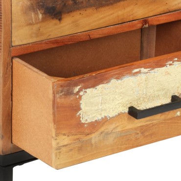 vidaXL Ντουλάπι με Συρτάρια 88x30x73cm από Μασίφ Ανακυλωμένο Ξύλο 1 τεμ.