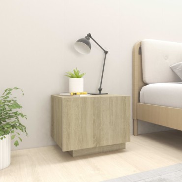 vidaXL Κομοδίνο Sonoma Δρυς 100x35x40cm Επεξεργασμένο Ξύλο 1 τεμ.