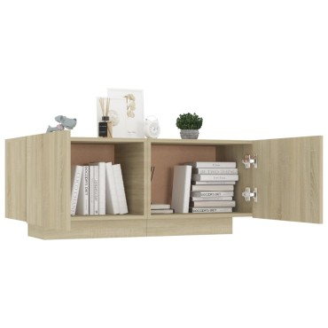 vidaXL Κομοδίνο Sonoma Δρυς 100x35x40cm Επεξεργασμένο Ξύλο 1 τεμ.