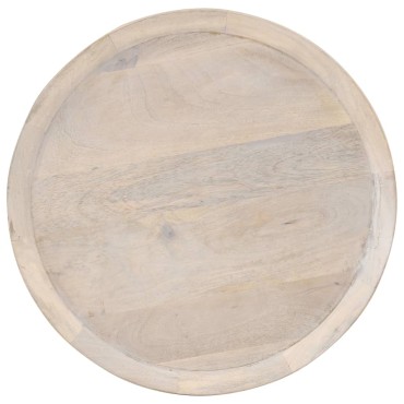 vidaXL Τραπεζάκι Βοηθητικό 60x75cm από Μασίφ Ξύλο Μάνγκο 1 τεμ.