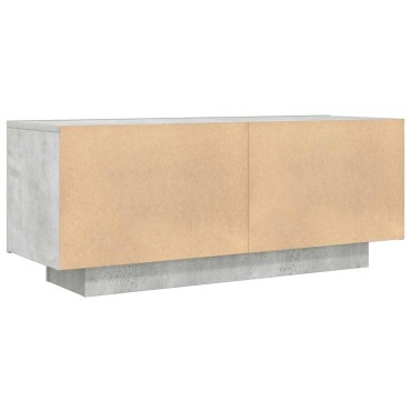 vidaXL Έπιπλο Τηλεόρασης Γκρι Σκυρ. 100x35x40cm Επεξ. Ξύλο