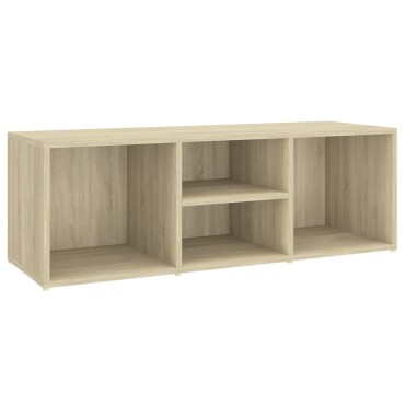 vidaXL Πάγκος Αποθήκ. Παπουτσιών Sonoma Δρυς 105x35x35cm Επεξ. Ξύλο