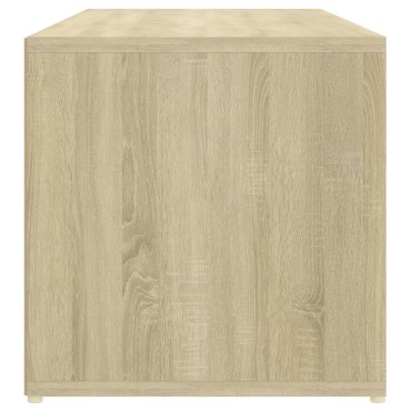 vidaXL Πάγκος Αποθήκ. Παπουτσιών Sonoma Δρυς 105x35x35cm Επεξ. Ξύλο