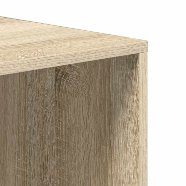vidaXL Πάγκος Αποθήκ. Παπουτσιών Sonoma Δρυς 105x35x35cm Επεξ. Ξύλο