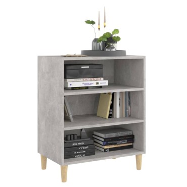 vidaXL Ντουλάπι Γκρι Σκυροδέματος 57x35x70cm Επεξεργασμένο Ξύλο 1 τεμ.