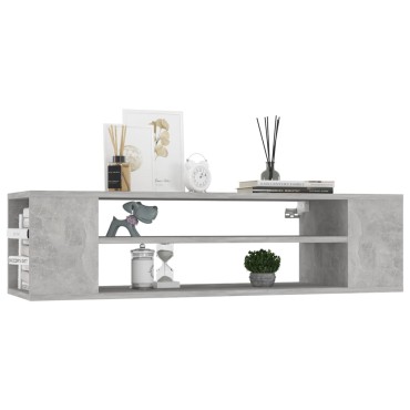 vidaXL Έπιπλο Τηλεόρασης Κρεμ. Γκρι Σκυρ. 100x30x26,5cm Επεξ. Ξύλο