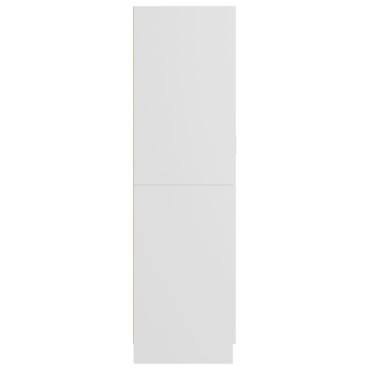 vidaXL Ντουλάπα Λευκή 85,2x51,5x180cm από Επεξ. Ξύλο 1 τεμ.