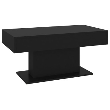 vidaXL Τραπεζάκι Σαλονιού Μαύρο 96x50x45cm από Επεξ. Ξύλο 1 τεμ.