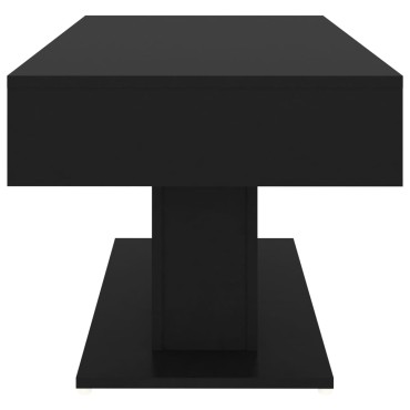 vidaXL Τραπεζάκι Σαλονιού Μαύρο 96x50x45cm από Επεξ. Ξύλο 1 τεμ.