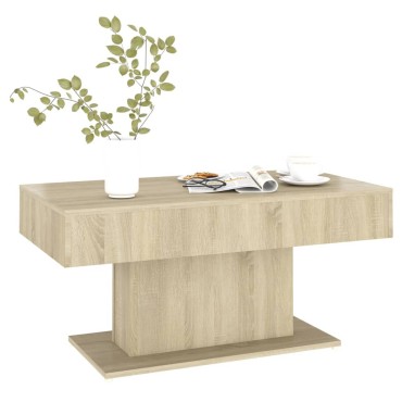 vidaXL Τραπεζάκι Σαλονιού Sonoma Δρυς 96x50x45cm από Επεξεργ. Ξύλο 1 τεμ.