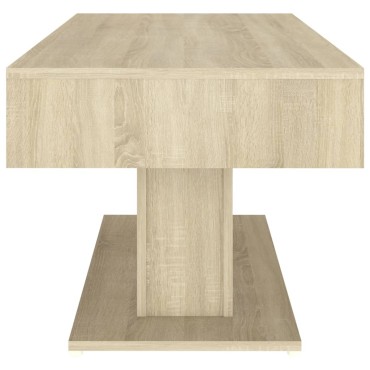 vidaXL Τραπεζάκι Σαλονιού Sonoma Δρυς 96x50x45cm από Επεξεργ. Ξύλο 1 τεμ.