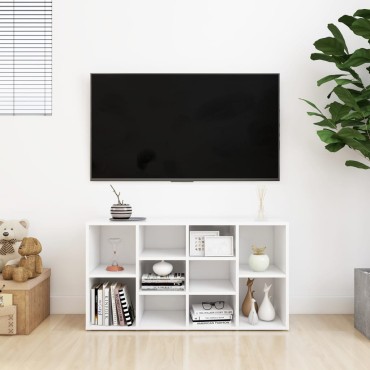vidaXL Παπουτσοθήκη Λευκή 103x30x54,5cm από Επεξ. Ξύλο