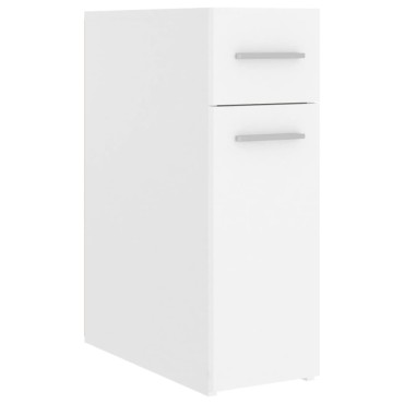 vidaXL Συρταριέρα Γενικής Χρήσης Λευκή 20x45,5x60cm Επεξ. Ξύλο 1 τεμ.