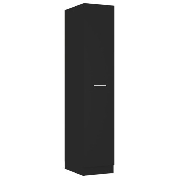 vidaXL Συρταριέρα Γενικής Χρήσης Μαύρο 30x42,5x150 από Μοριοσανίδα 30x42,5x150cm 1 τεμ.