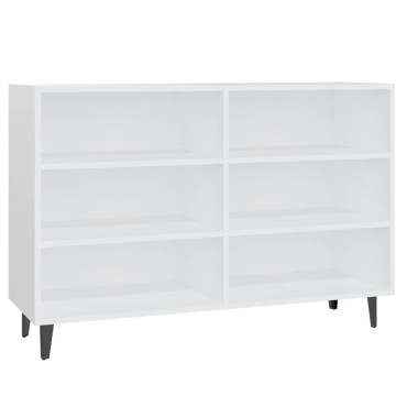 vidaXL Ραφιέρα Λευκή 103,5x35x70cm από Επεξεργασμένο Ξύλο 1 τεμ.