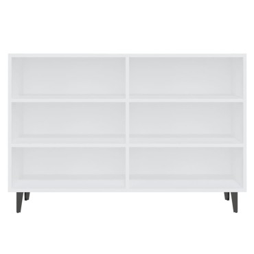 vidaXL Ραφιέρα Λευκή 103,5x35x70cm από Επεξεργασμένο Ξύλο 1 τεμ.