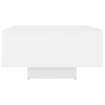 vidaXL Τραπεζάκι Σαλονιού Λευκό 60x60x31,5cm από Επεξ. Ξύλο 1 τεμ.