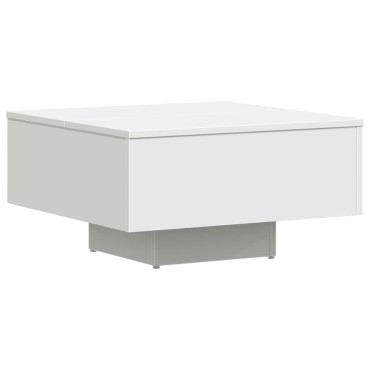 vidaXL Τραπεζάκι Σαλονιού Λευκό 60x60x31,5cm από Επεξ. Ξύλο 1 τεμ.