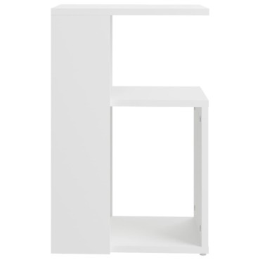 vidaXL Τραπέζι Βοηθητικό Λευκό 36x30x56cm από Επεξ. Ξύλο 1 τεμ.