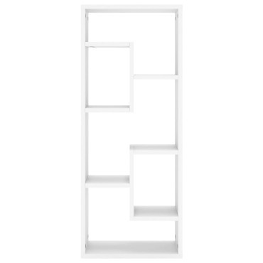 vidaXL Ραφιέρα Τοίχου Λευκό 36x16x90cm από Επεξεργασμένο Ξύλο 1 τεμ.