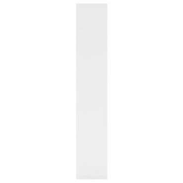 vidaXL Ραφιέρα Τοίχου Λευκό 36x16x90cm από Επεξεργασμένο Ξύλο 1 τεμ.