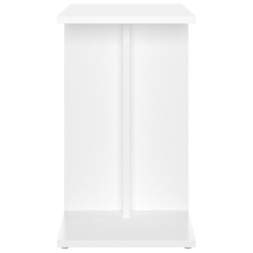 vidaXL Τραπέζι Βοηθητικό Λευκό 50x30x50cm από Επεξ. Ξύλο 1 τεμ.