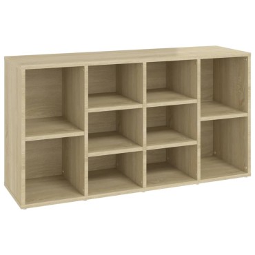 vidaXL Παπουτσοθήκη Sonoma Δρυς 103x30x54,5cm από Επεξ. Ξύλο