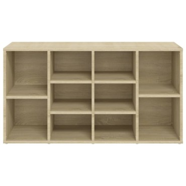 vidaXL Παπουτσοθήκη Sonoma Δρυς 103x30x54,5cm από Επεξ. Ξύλο