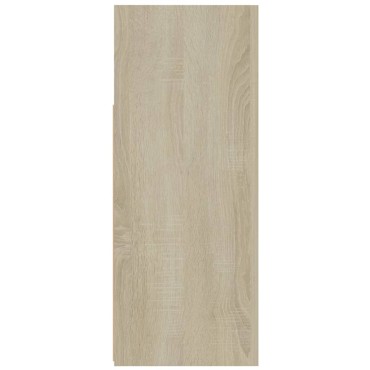 vidaXL Μπουφές με LED Sonoma Δρυς 115,5x30x75cm 1 τεμ.
