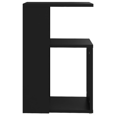 vidaXL Τραπέζι Βοηθητικό Μαύρο 36x30x56cm από Επεξ. Ξύλο 1 τεμ.