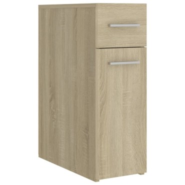 vidaXL Συρταριέρα Γενικής Χρήσης Sonoma Δρυς 20x45,5x60 Επεξ. Ξύλο 20x45,5x60cm 1 τεμ.