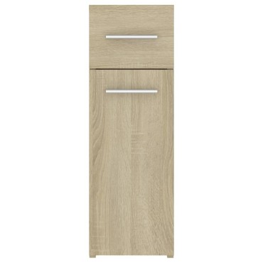 vidaXL Συρταριέρα Γενικής Χρήσης Sonoma Δρυς 20x45,5x60 Επεξ. Ξύλο 20x45,5x60cm 1 τεμ.