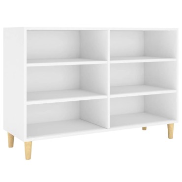 vidaXL Ραφιέρα Λευκή 103,5x35x70cm από Επεξεργασμένο Ξύλο 1 τεμ.