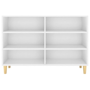 vidaXL Ραφιέρα Λευκή 103,5x35x70cm από Επεξεργασμένο Ξύλο 1 τεμ.