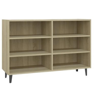 vidaXL Ραφιέρα Sonoma Δρυς 103,5x35x70cm από Επεξεργ. Ξύλο 1 τεμ.