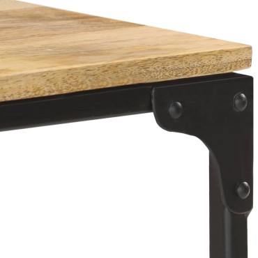 vidaXL Τραπέζι Κονσόλα 110x30x75cm από Μασίφ Ξύλο Μάνγκο 1 τεμ.