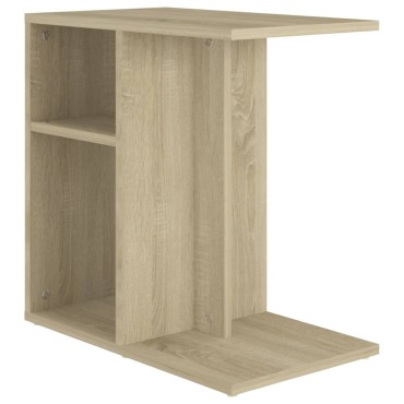 vidaXL Τραπέζι Βοηθητικό Sonoma Δρυς 50x30x50cm Επεξ. Ξύλο 1 τεμ.