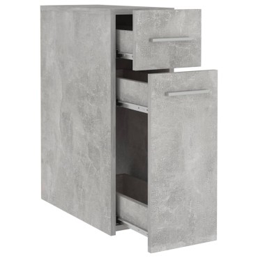vidaXL Συρταριέρα Γενικής Χρήσης Γκρι Σκυρ. 20x45,5x60cm Επεξ. Ξύλο 1 τεμ.