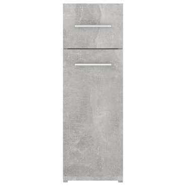 vidaXL Συρταριέρα Γενικής Χρήσης Γκρι Σκυρ. 20x45,5x60cm Επεξ. Ξύλο 1 τεμ.